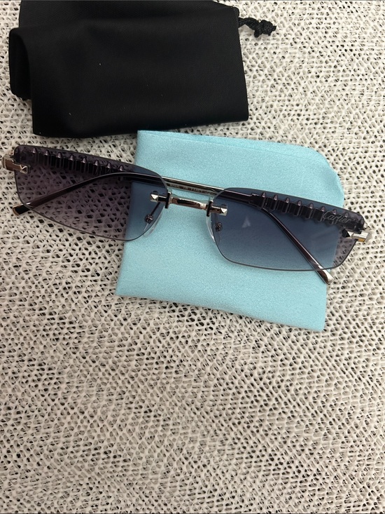 Fashion- Rimless Gradient Lens Sunglasses